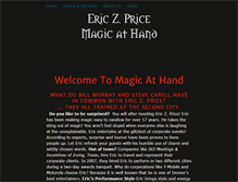 Tablet Screenshot of magicathand.com